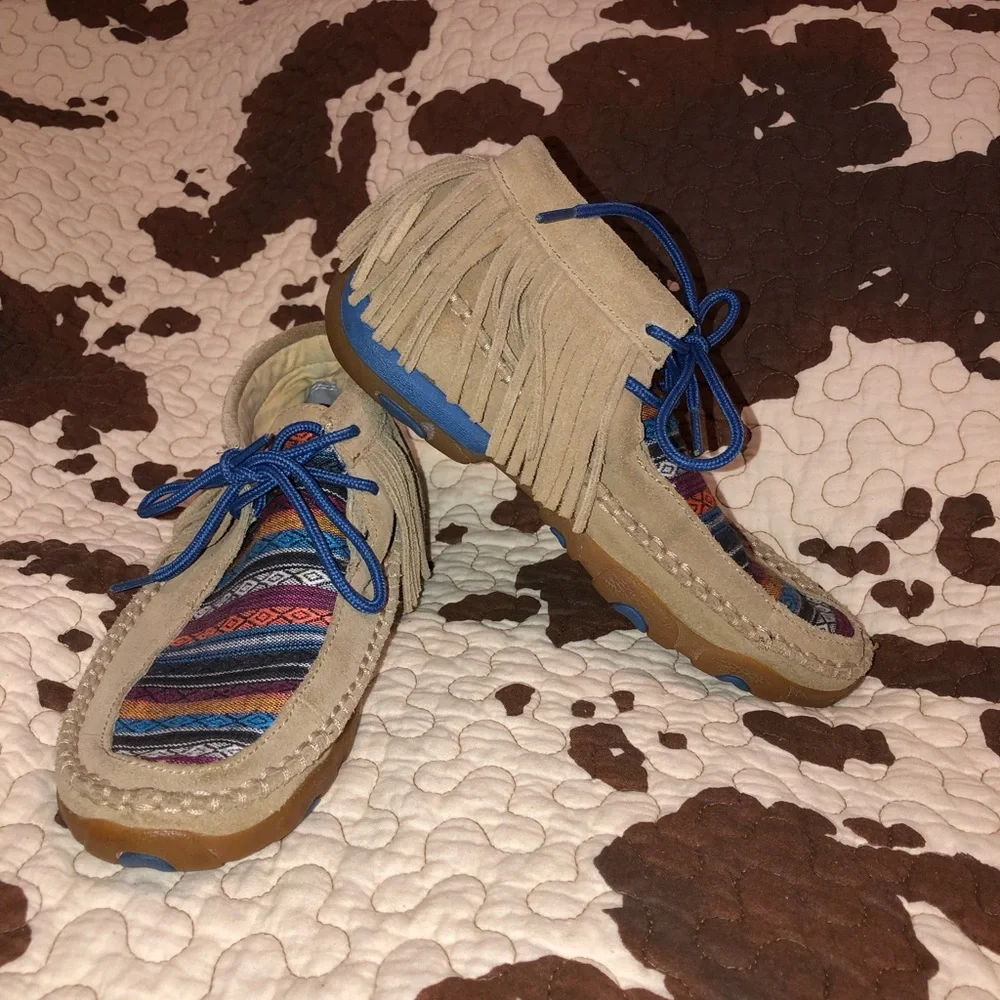Twisted X Chukka Driving Moccasins - Picture 1 of 3